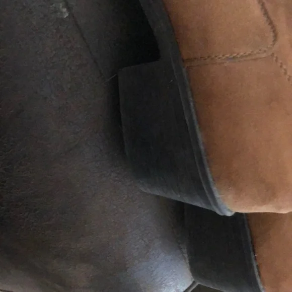 Size 7.5 super cute, boho style brown faux suede MUDD ankle boots. So trendy - Picture 6 of 6